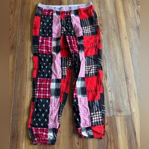 Victoria secret patch work sleepy pants! Size L